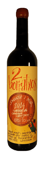 2 Borratxos 2014 Garnacha 85% Garnacha, 15% Cabernet Sauvignon Katalonien