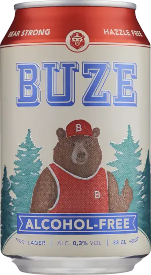 Buze Lager alkoholfri 33 cl