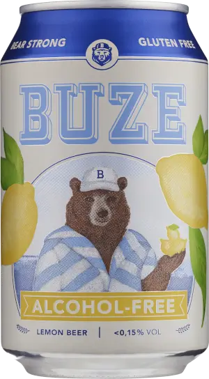 Buze Lemon-Beer alkoholfri 33 cl