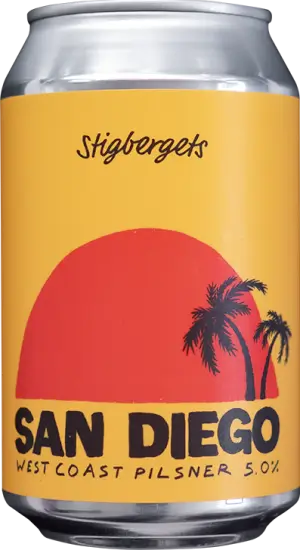San Diego West Coast Pilsner 33 cl (inkl. pant) 