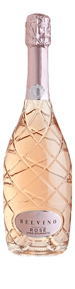 Belvino Vino Spumante Rosato Extra Dry Andra Blandning av inhemska blå druvor Venetien