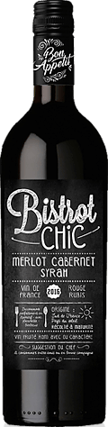 Bistro Chic Merlot Cabernet Syrah 2018 Merlot