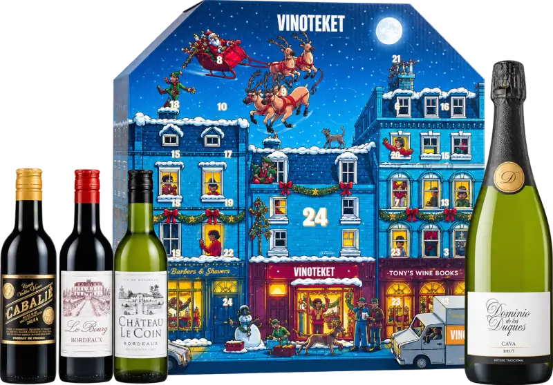 Adventskalender med vin - Premium