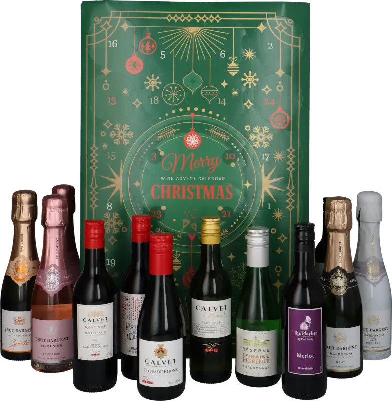 Adventskalender med vin