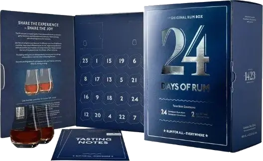 Romkalender - 24 Days of Rum Blue Edition