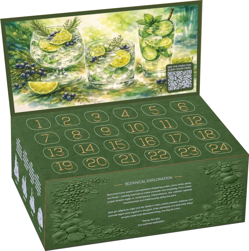 Adventskalender med Gin