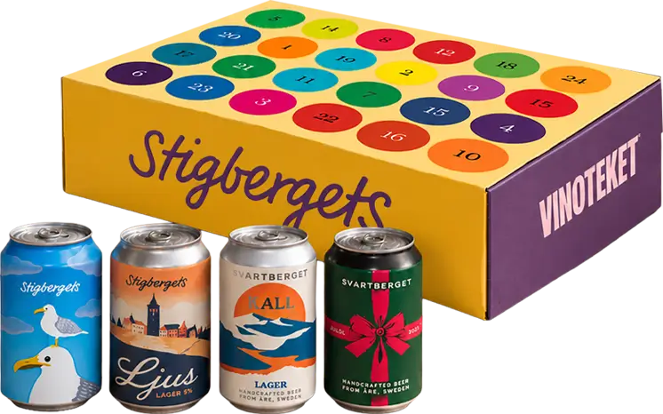 Vinotekets Ölkalender 24 x 33 cl