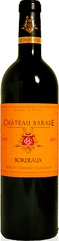 Château Barade Bordeaux AOC 2018 Merlot
