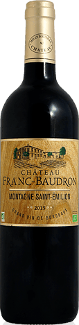 Château Franc-Baudron Montagne-Saint-Émilion 2015 Merlot
