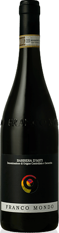 Franco Mondo Barbera d'Asti 2018 Barbera