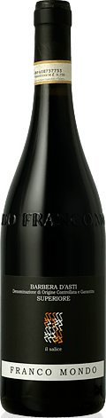 Franco Mondo Barbera Superiore Il Salice 2016 Barbera