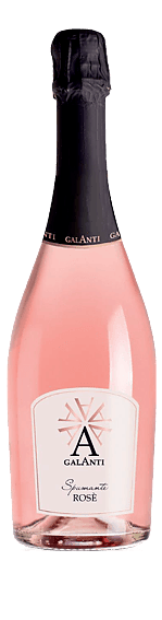 Galanti Vino Spumante Rosato Extra Dry NV Övriga Blandning av italienska blå druvor Venetien