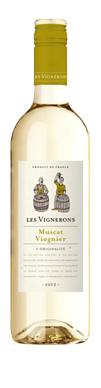 Les Vignerons Muscat Viognier 2018 Muscat Muscat, Viognier Vin de France
