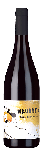 Madame F Rouge 2018 Grenache 70% Grenache, 20% Syrah, 10% Carignan Languedoc-Roussillon