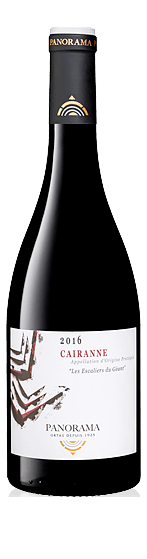 Panorama Côte du Rhône Village Cairanne 2016 Grenache 65% Grenache, 25% Syrah. 10% Carignan Rhônedalen