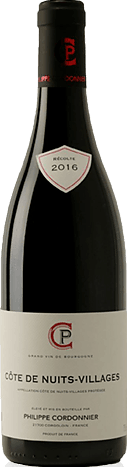 Philippe Cordonnier Côte de Nuits Village AOC rouge 2016 Pinot Noir