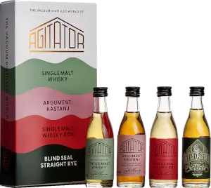 World of Agitator Whiskies 4x5 cl 