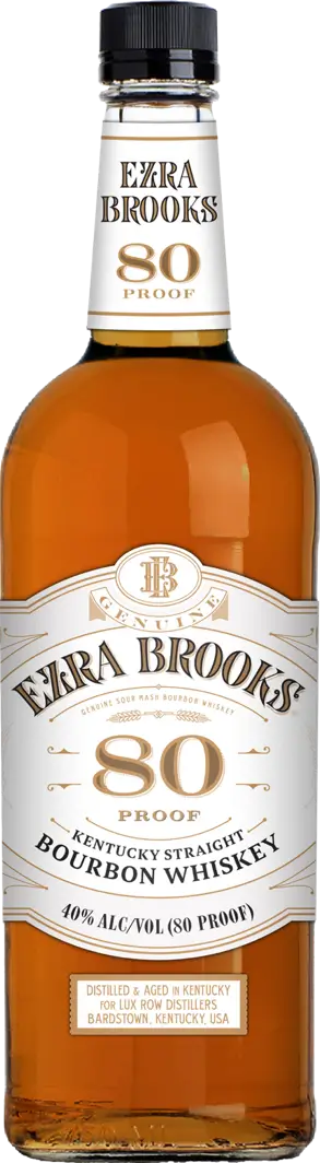 Ezra Brooks 80 Proof Bourbon (100 cl) 
