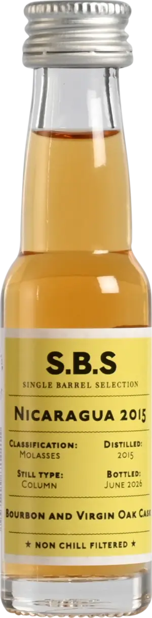 Nicaragua 11 YO 2015 Bourbon and Virgin Oak Cask (20 ml) 