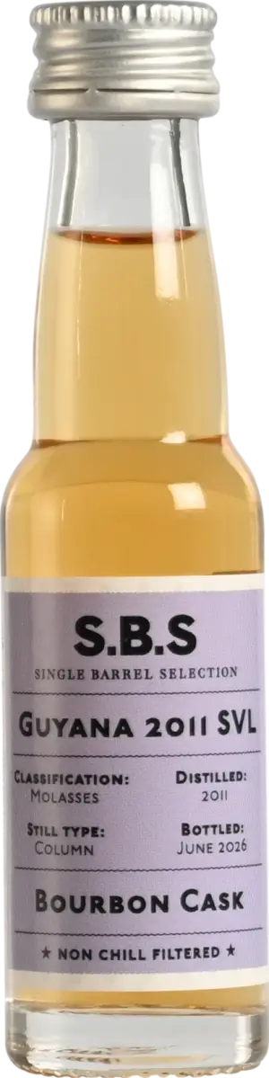 Guyana 15 YO. 2011 SVL Bourbon Cask (20 ml) 