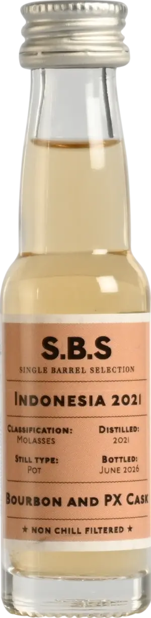 Indonesia 5 YO 2021 Bourbon and PX Cask (20 ml) 