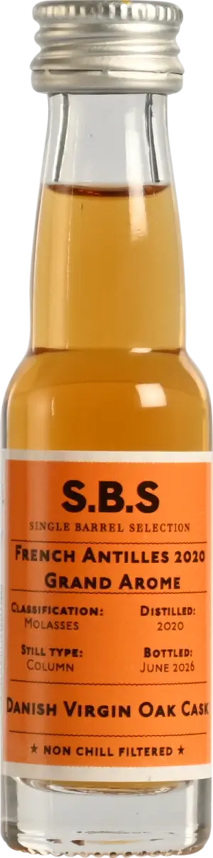 French Antilles 6 YO 2020 Grand Arome Danish Virgin Oak Cask (20 ml) 
