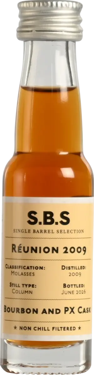 Réunion 16 YO 2009 Bourbon and PX Cask (20 ml) 