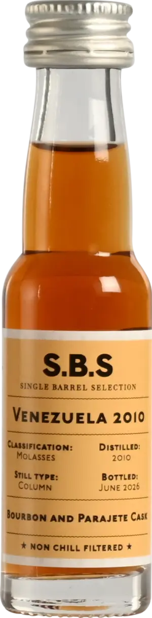 Venezuela 16 YO 2010 Bourbon and Parajete Cask (20 ml) 