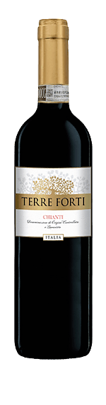 Terre Forti Chianti 2018 Sangiovese 85% Sangiovese, 15% andra lokala druvor Toscana