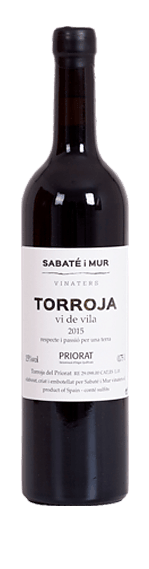 Torroja vi de vila 2015 Priorat Garnacha