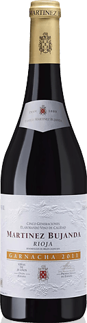 Familia Martínez Bujanda Old Vine Grenache 2011 Grenache