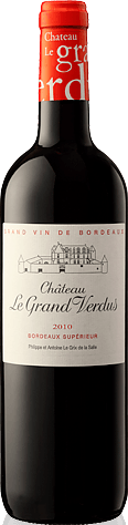 Château Le Grand Verdus Rouge 2010 Merlot