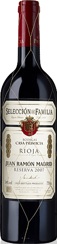 Reserva De Familia Juan Ramón Madrid 2007 Tempranillo