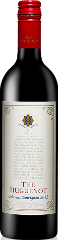 The Huguenot Cabernet Sauvignon 2012 Cabernet Sauvignon