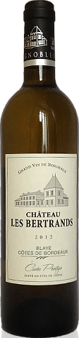 Château les Bertrands Prestige Blaye Blanc 2012 Sauvignon Blanc