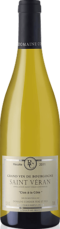 Christophe Cordier Clos À La Côte 2011 Chardonnay