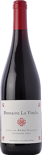 Domaine La Vitalis Côte du Rhône Cairanne Rouge 2010 Grenache