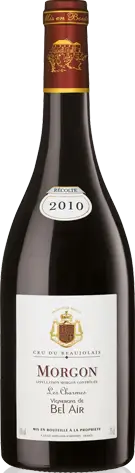 Vignerons de Bel Air 'Charmes' Morgon 2010 Gamay