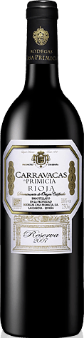 Primicia Carravacas Rioja Reserva 2007 Tempranillo