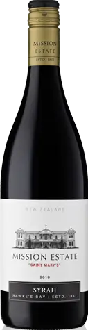 Mission Estate Saint Mary's Syrah 2010 Shiraz-Syrah