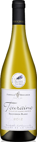 Famille Bougrier Touraine Sauvignon Blanc 2012 dont use double Sauvignon Blanc