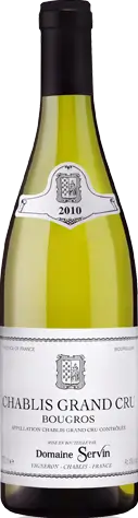 Domaine Servin Chablis Grand Cru Bougros 2010 Chardonnay