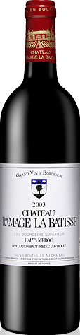 Château Ramage La Batisse Haut-Médoc AOC Cru Bourgeois 2003 Merlot