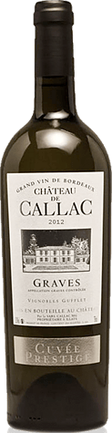 Château Callac Cuvée Prestige Blanc 2012 Blend