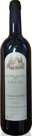 Notre Dame De Laval Côtes Du Roussillon Rouge 2012 Carignan