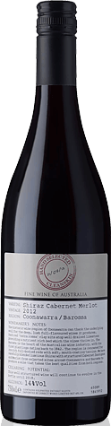 Cleanskin Coonawarra Barossa Shiraz Cabernet Merlot 2012 Shiraz-Syrah