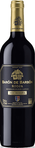 Barón de Barbón Reserva 2008 Tempranillo