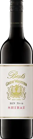 Best's Great Western 'Bin 0' Shiraz 2012 Shiraz-Syrah