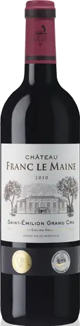Château Franc Le Maine Saint-Émilion Grand Cru 2010 Blend