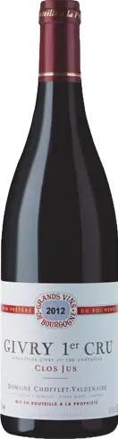 Chofflet-Valdenaire Givry Pc Clos Jus 2012 Pinot Noir
